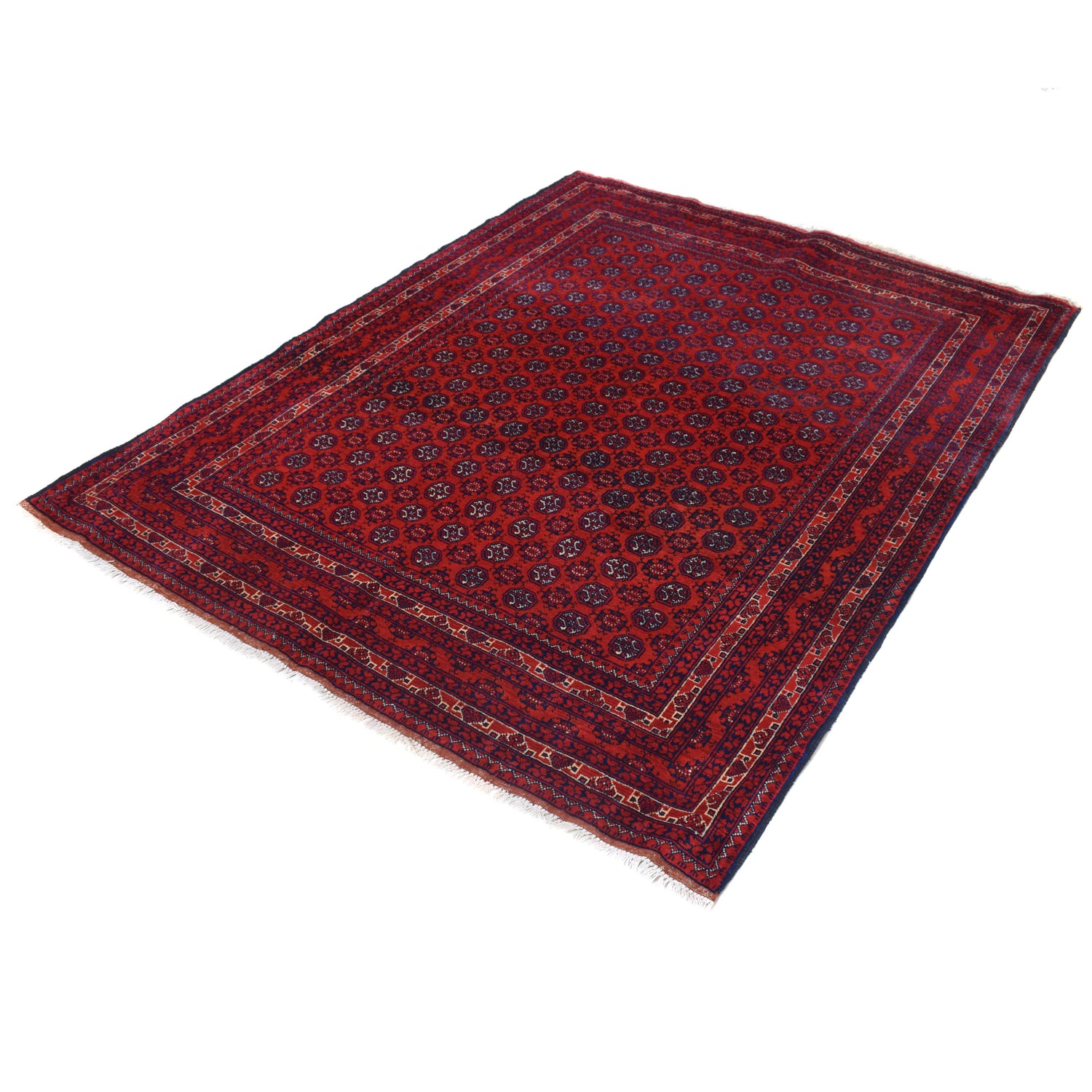 Hand Knotted Khoja Roshnai Carpet 4' 11" x 6' 4" ft / 149 x 193 cm - No. R21349