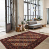 Handmade Oriental Area Rug 6' 8" x 9' 4" ft / 202 x 284 cm - No. R21459