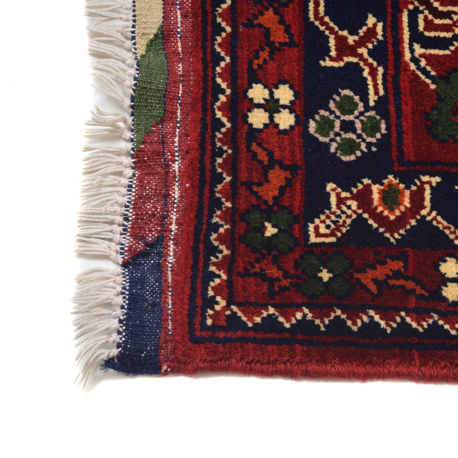 Handmade Oriental Area Rug 6' 8" x 9' 4" ft / 202 x 284 cm - No. R21459