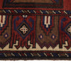 Handmade Balochi Carpet 3' 1" x 4' 1" ft / 94 x 124 cm - No. R21530