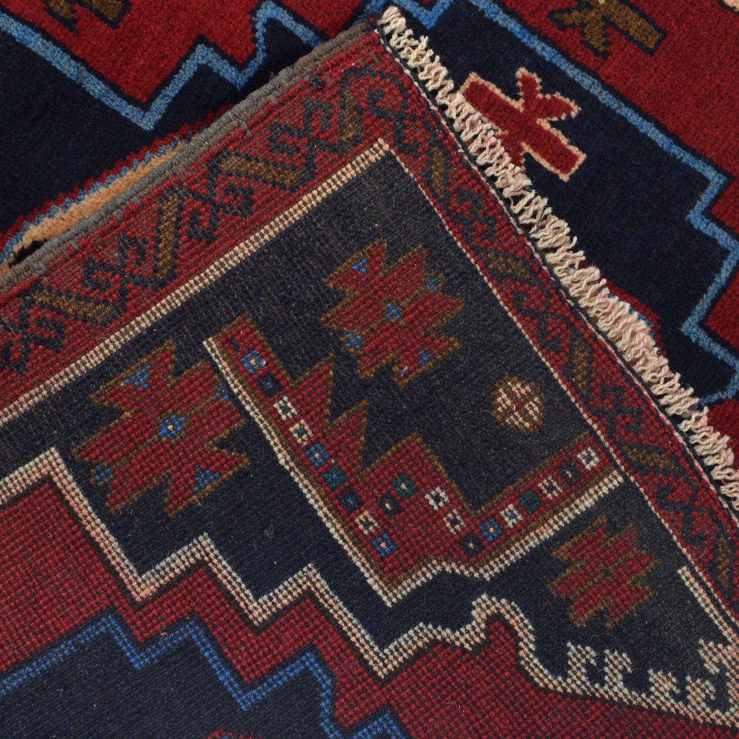 Hand Knotted Baluchi Rug 2' 11" x 4' 6" ft / 88 x 136 cm - No. R21603