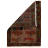 Brown War Rug 2' 0" x 2' 9" ft / 60 x 85 cm - No. R21666