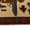 Handmade Afghan War Area Rug 2' 7" x 4' 0" ft / 80 x 123 cm - No. R21691