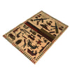 Hand-Knotted Afghan War Carpet 2' 7" x 3' 9" ft / 80 x 115 cm - No. R21693