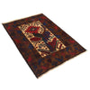Baluch Small Size Rug 3' 3" x 4' 6" ft / 100 x 136 cm - No. R21986
