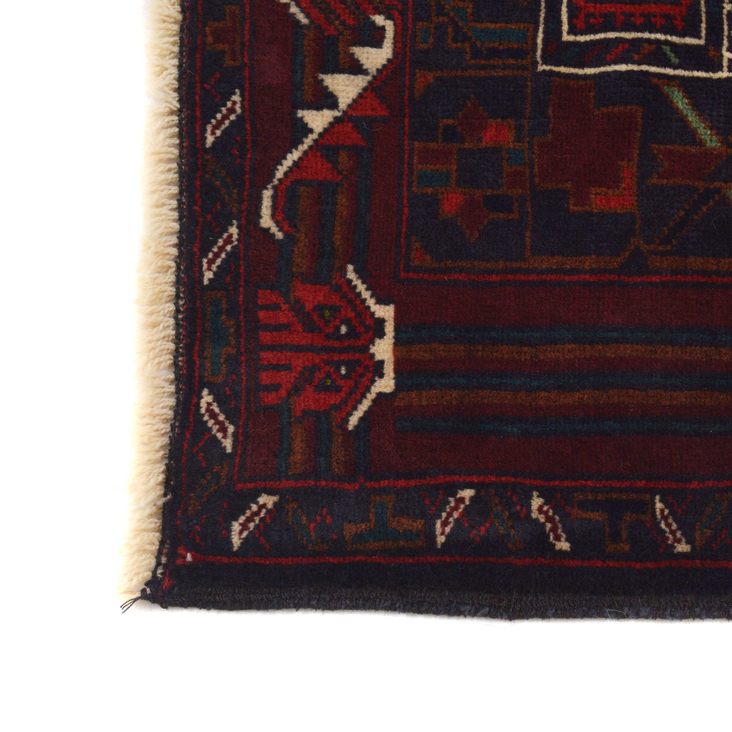 Hand Knotted Prayer Rug 3' 3" x 4' 4" ft / 98 x 133 cm - R21990