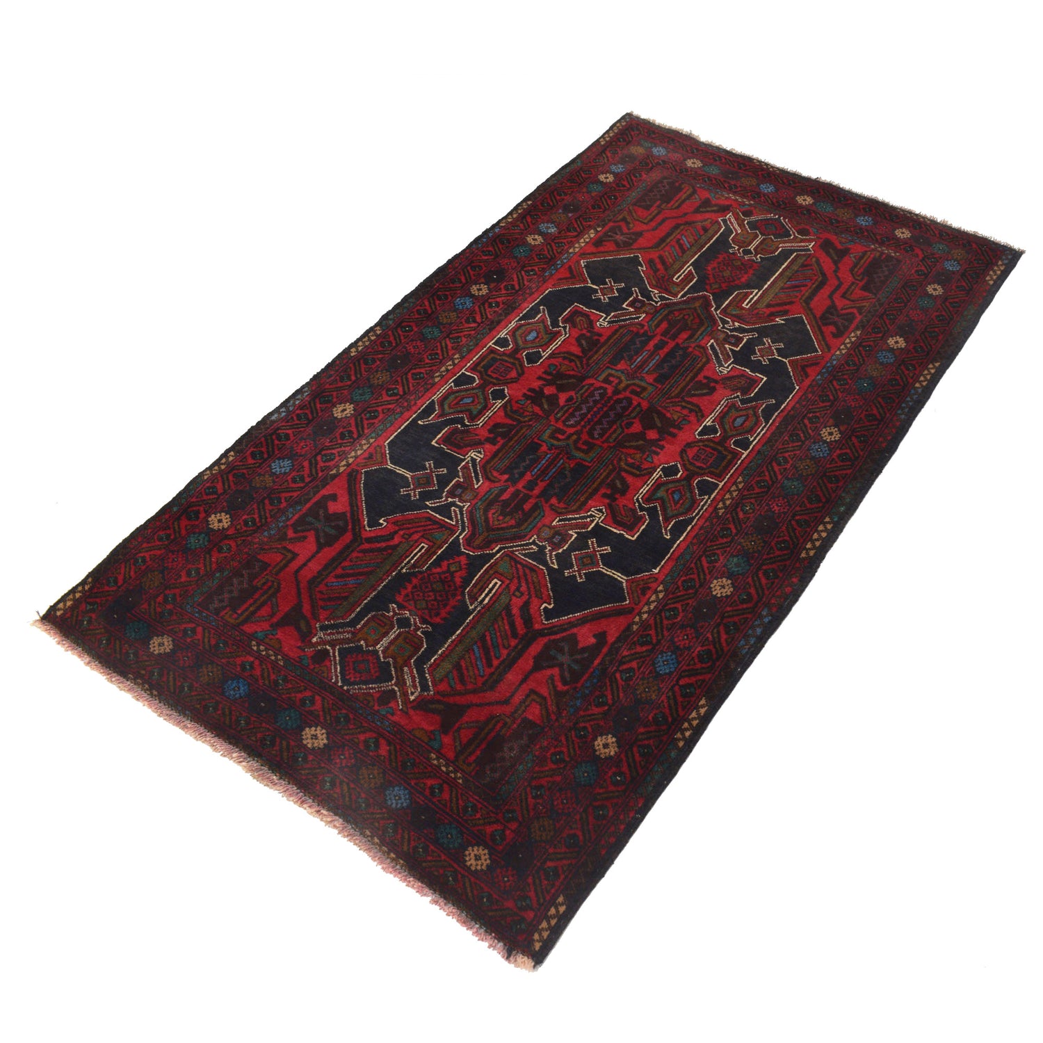 Baluch Small Size Rug 3' 3" x 5' 2" ft / 99 x 157 cm - No. R21994