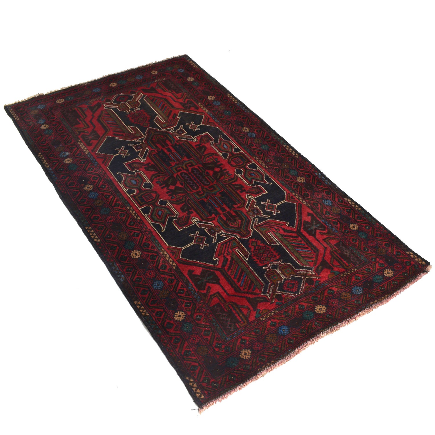 Baluch Small Size Rug 3' 3" x 5' 2" ft / 99 x 157 cm - No. R21994