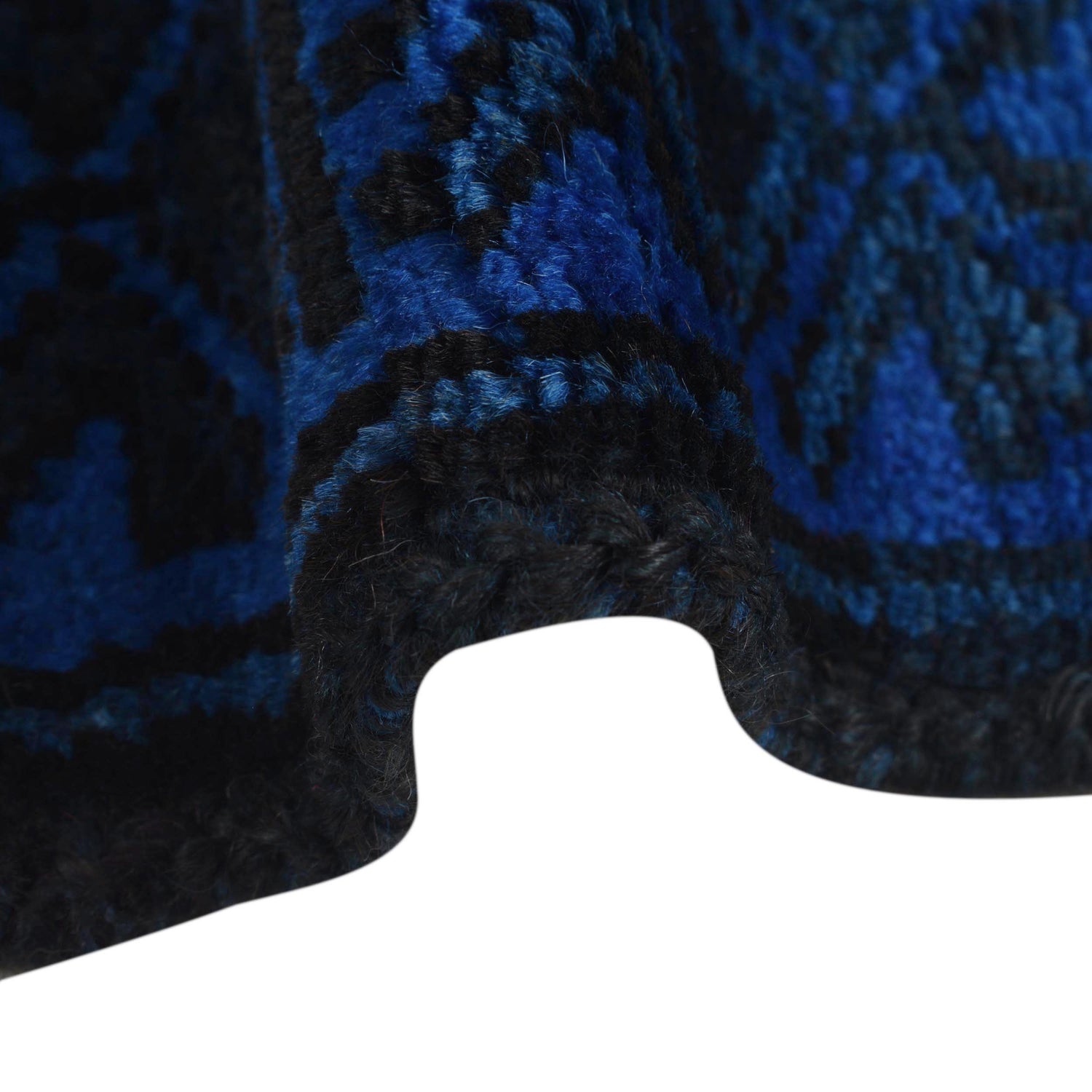 Overdyed Wool Carpet 2' 11" x 4' 2" ft / 90 x 127 cm - No. R22766