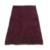 Purple Color Overdyed Area Rug 2' 9" x 4' 6" ft / 84 x 137 cm - No. R22771