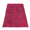 Handmade Overdye Carpet 3' 1" x 4' 6" ft / 95 x 137 cm - No.R22773