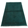 Handmade Overdye Carpet 3' 1" x 4' 9" ft / 94 x 145 cm - No. R22775