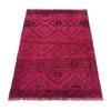 Pink Color Overdyed 3' 1" x 4' 6" ft / 93 x 136 cm - No.R22778