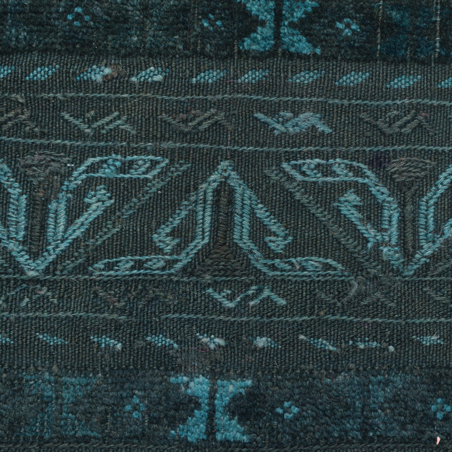 Handmade Overdye Carpet 2' 4" x 4' 11" ft / 71 x 150 cm - No. R22779