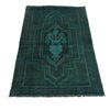 Handmade Overdye Carpet 2' 9" x 4' 4" ft / 85 x 131 cm - No. R22782