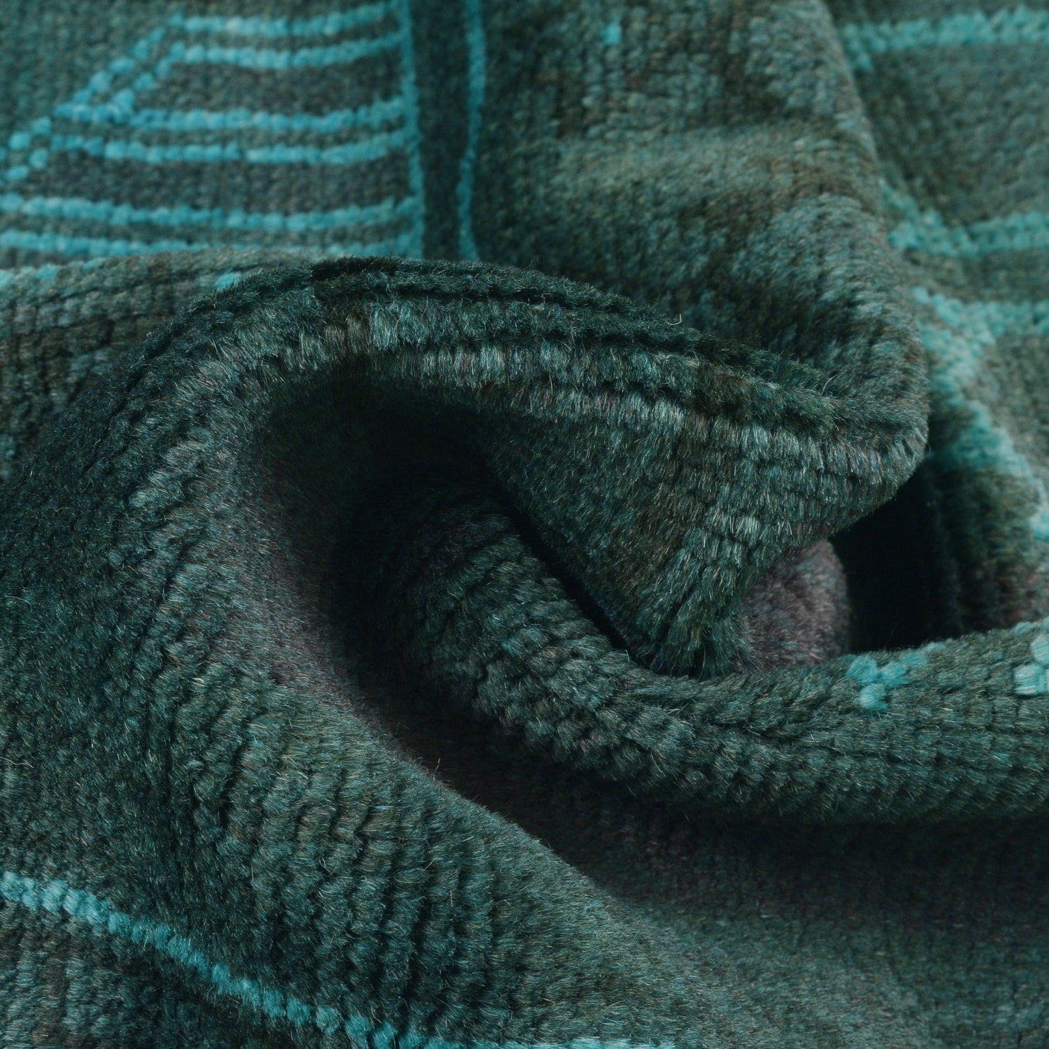 Handmade Overdye Carpet 3' 1" x 4' 8" ft / 93 x 142 cm - No. R22783