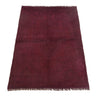 Purple Color Overdyed Area Rug 3' 1" x 4' 6" ft / 93 x 136 cm - No. R22784