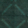 Sea Green Overdyed Area Rug 2' 8" x 4' 3" ft / 81 x 130 cm - No. R22789