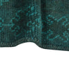 Sea Green Overdyed Area Rug 2' 8" x 4' 3" ft / 81 x 130 cm - No. R22789