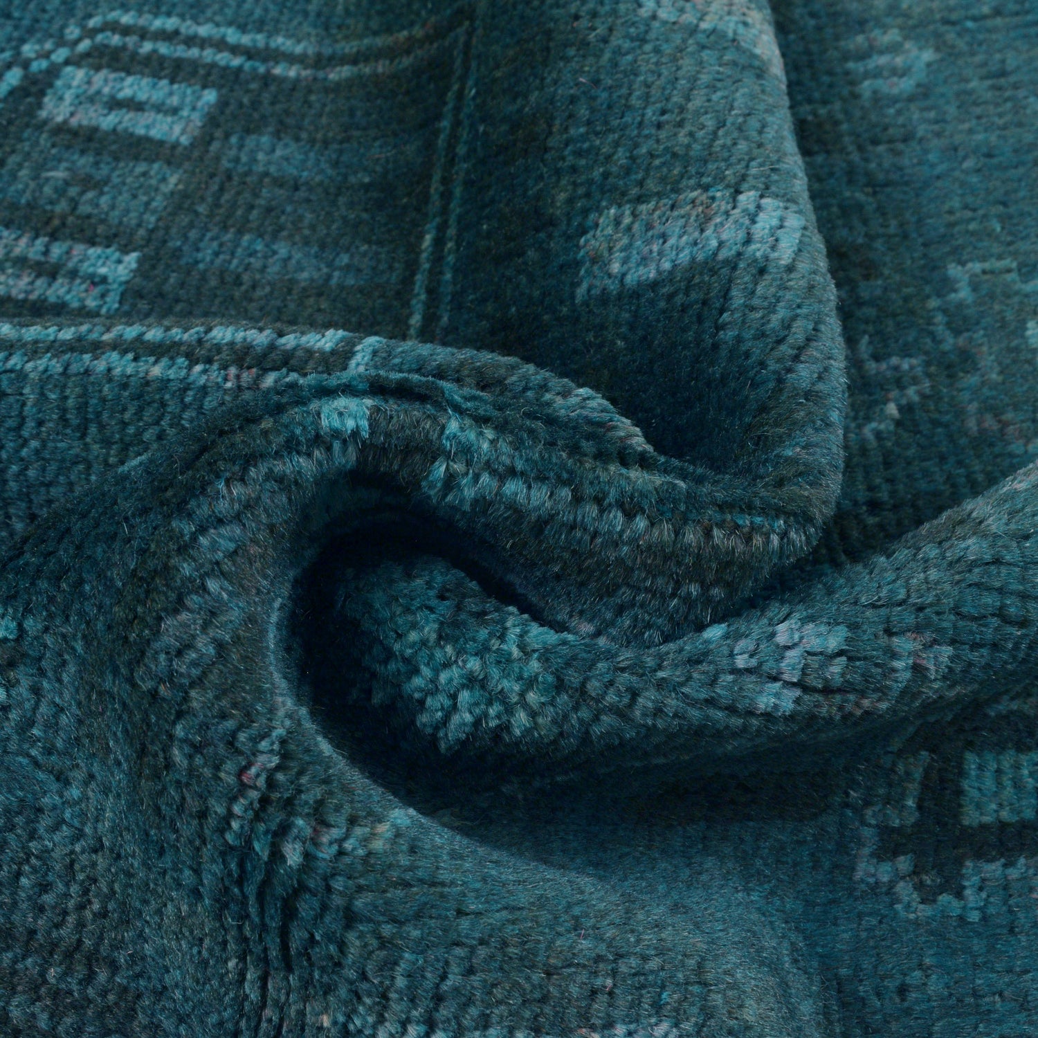 Hand Knotted Overdyed Prayer Rug 2' 11" x 4' 4" ft / 90 x 132 cm - No. R22793