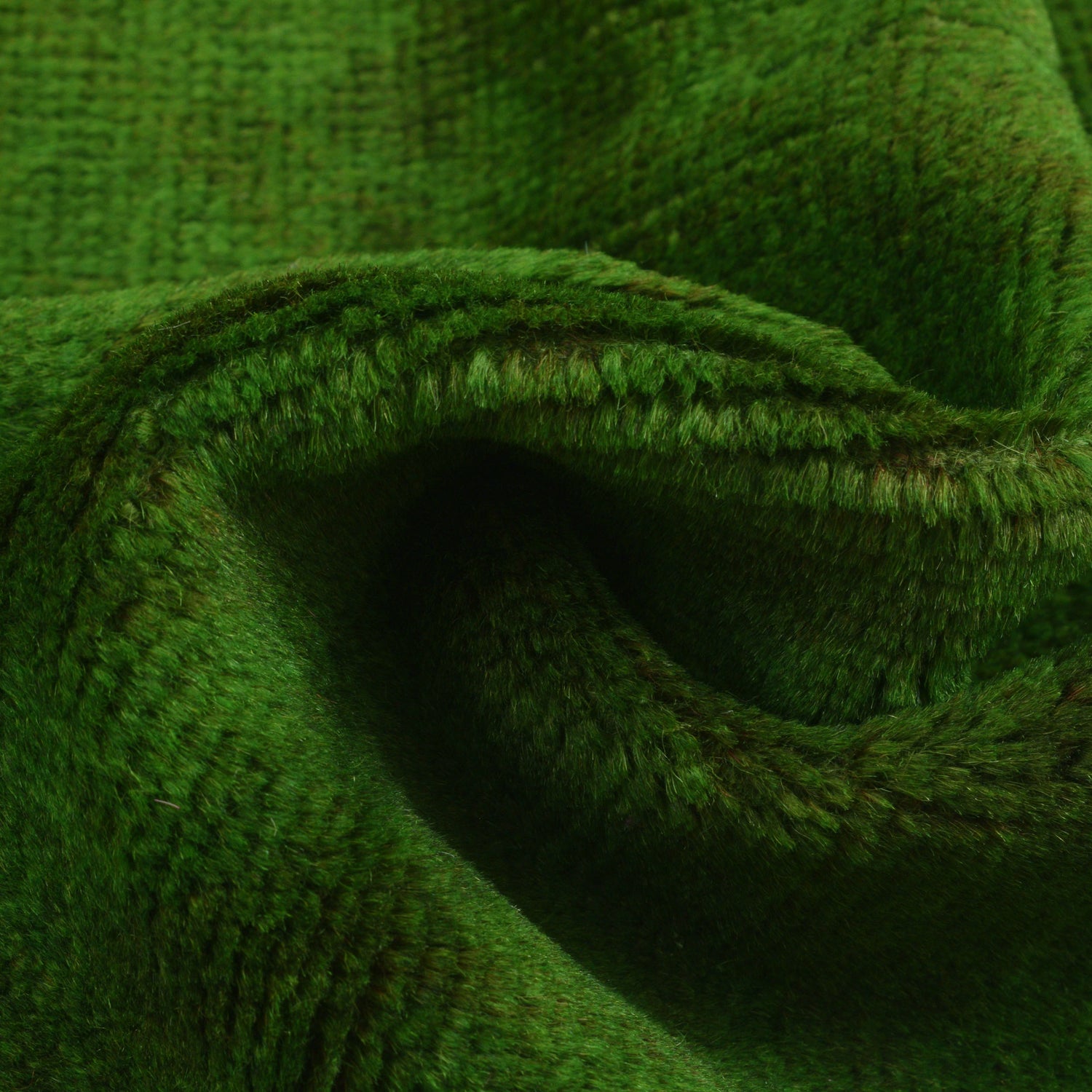 Green Overdyed Area Rug 2' 7" x 4' 3" ft / 80 x 130 cm - No. R22794