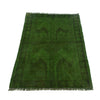 Handmade Overdye Carpet 3' 2" x 4' 4" ft / 96 x 132 cm - No. R22807