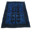 Handmade Overdye Prayer Carpet 2' 9" x 4' 2" ft / 86 x 127 cm - No. R22810