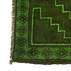 Green Overdyed Area Rug 2' 8" x 4' 3" ft / 82 x 129 cm - No. R22817