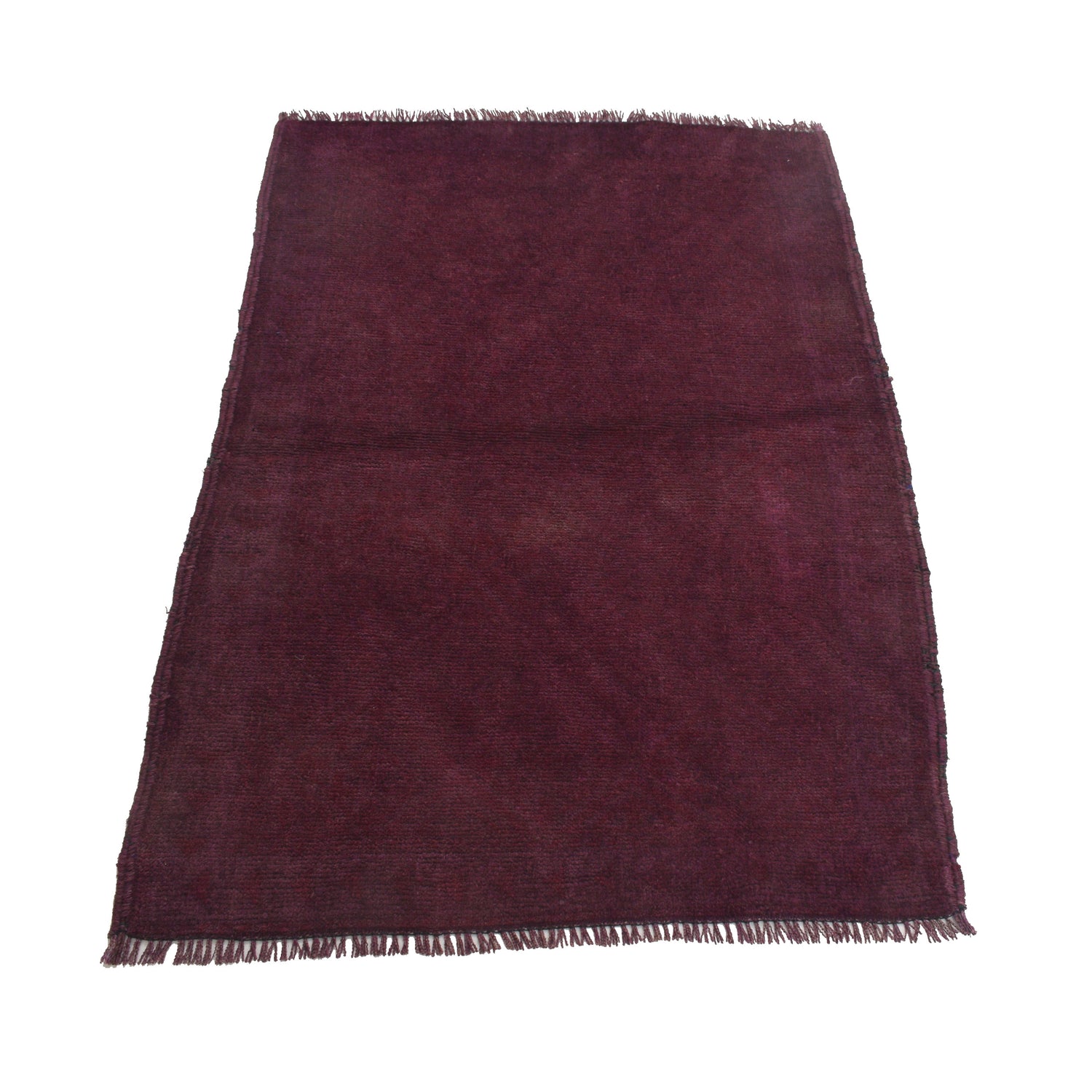 Purple Color Overdyed Area Rug 3' 0" x 4' 6" ft / 92 x 136 cm - No. R22218