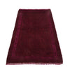 Purple Color Overdyed Area Rug 3' 1" x 5' 0" ft / 93 x 152 cm - No. R22819