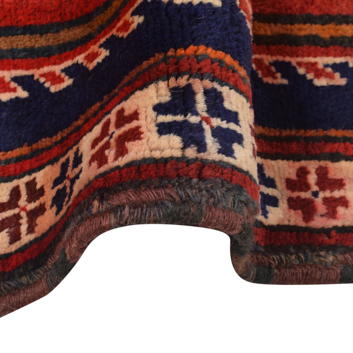 Handmade Balochi Carpet 2' 11" x 4' 3" ft / 90 x 130 cm - No. R22825