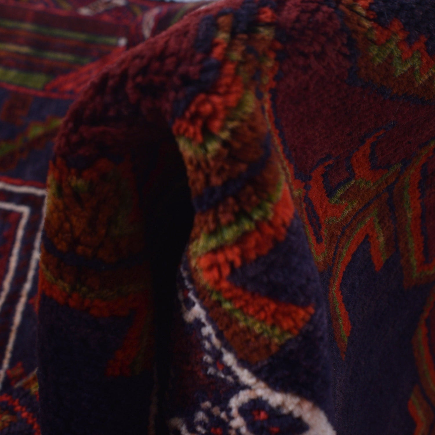 Handmade Prayer Rug 2' 11" x 5' 2" ft / 89 x 157 cm - R22869