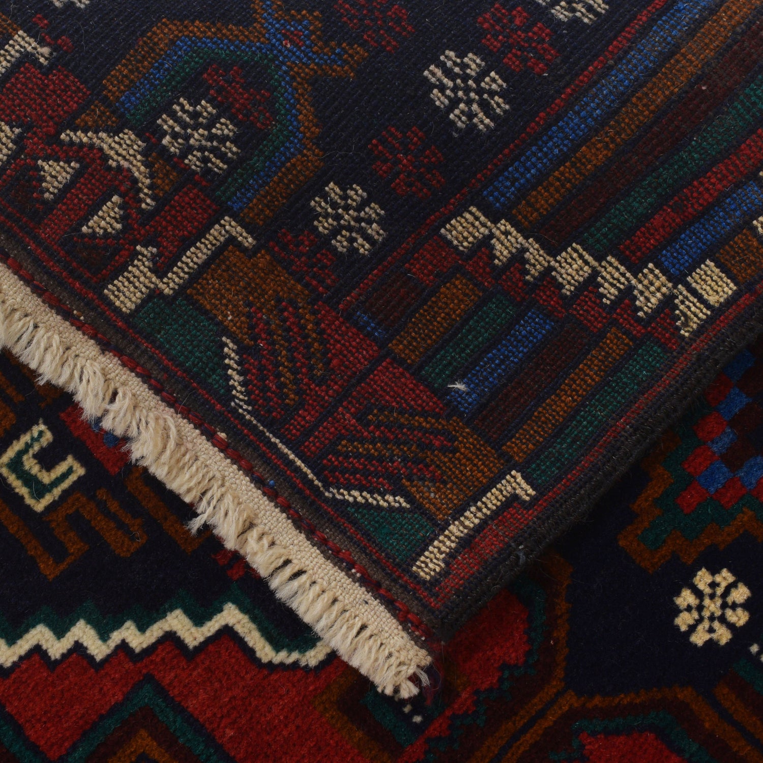 Traditional Baloch Rug 2' 10" x 4' 8" ft / 86 x 143 cm - No. R22871