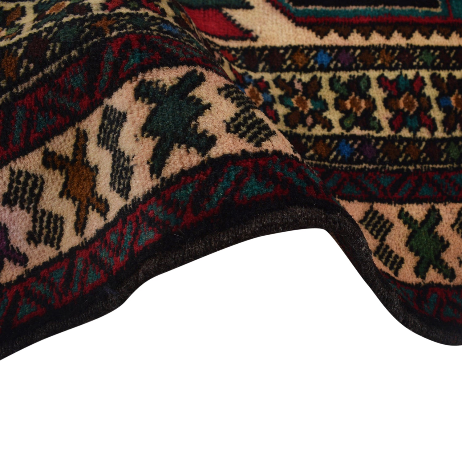 Traditional Baloch Rug 2' 10" x 4' 7" ft / 86 x 140 cm - No. R22873