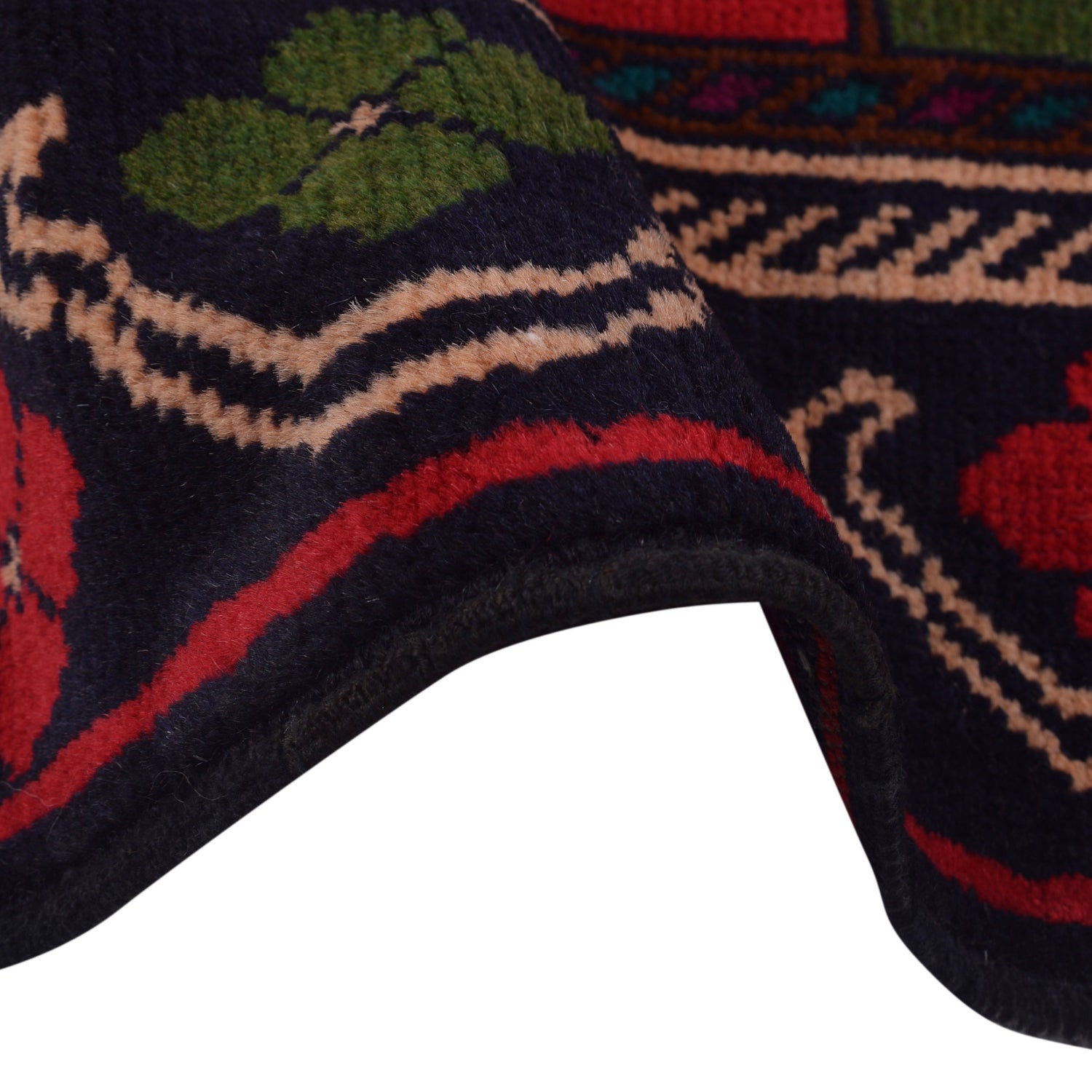 Handmade Prayer Rug 2' 9" x 4' 9" ft / 85 x 144 cm - R22877