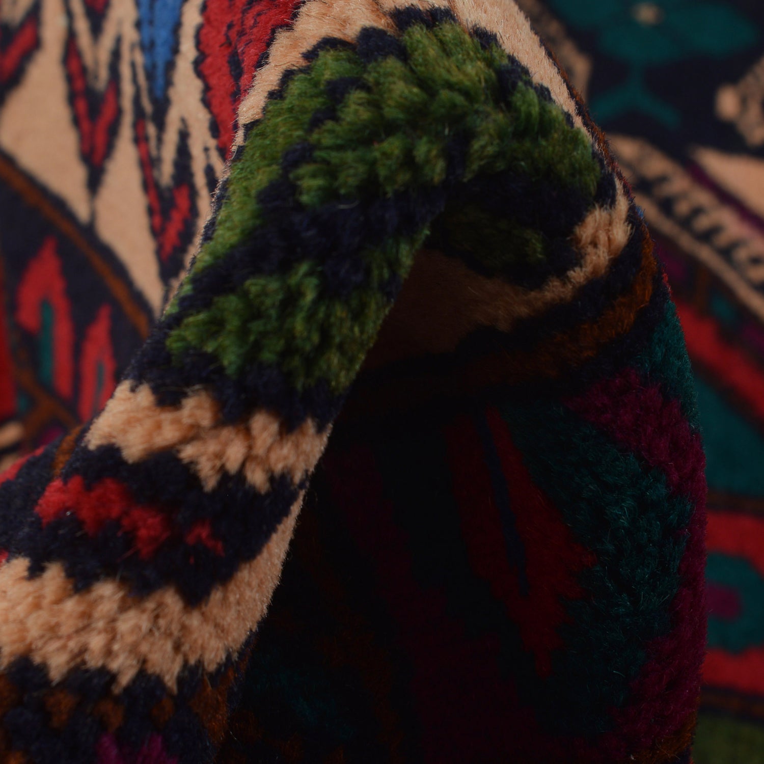 Handmade Prayer Rug 2' 9" x 4' 9" ft / 85 x 144 cm - R22877