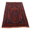 Traditional Baloch Rug 2' 10" x 4' 9" ft / 87 x 144 cm - No. R22947