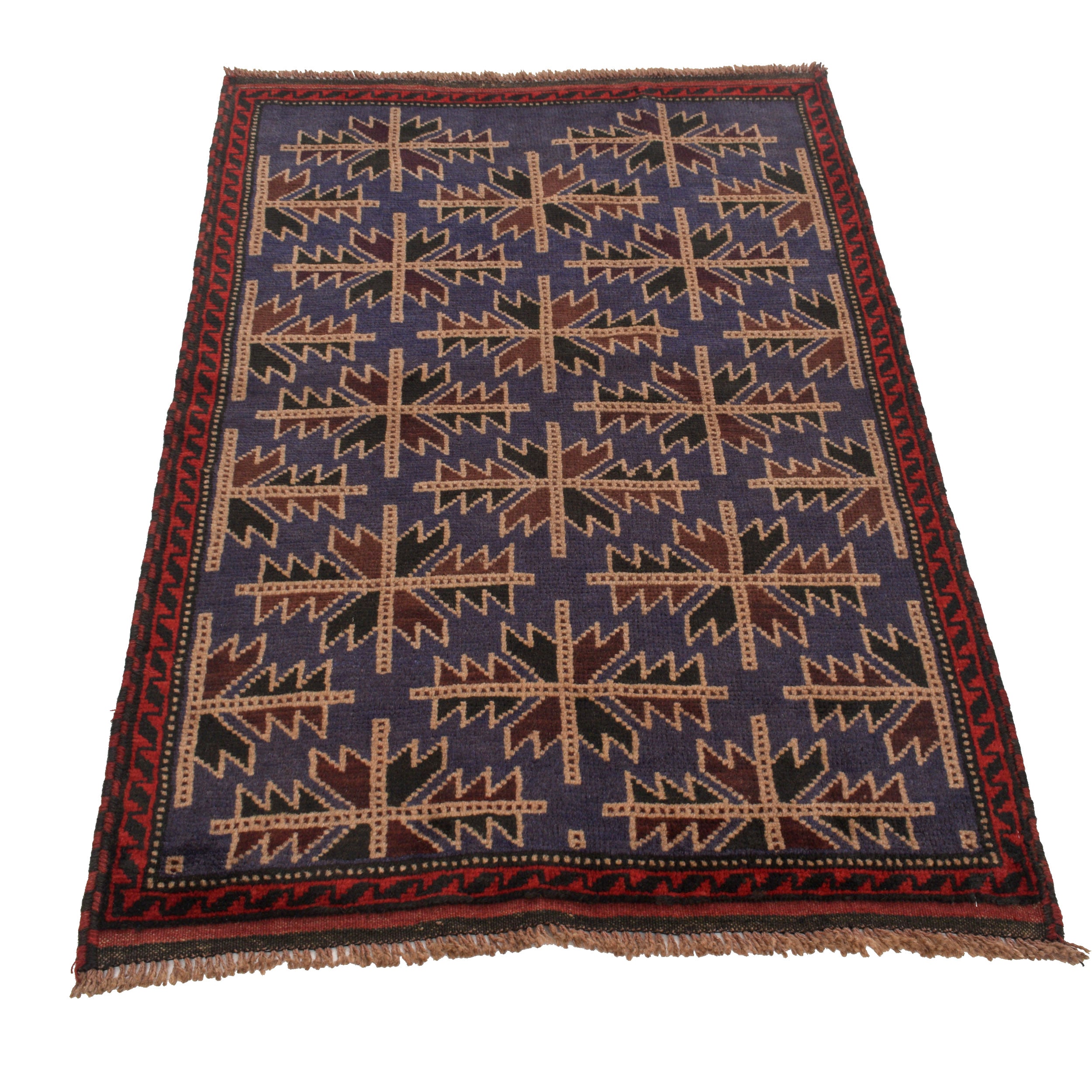 Traditional Baloch Rug 2' 10" x 4' 6" ft / 86 x 137 cm - No. R22958