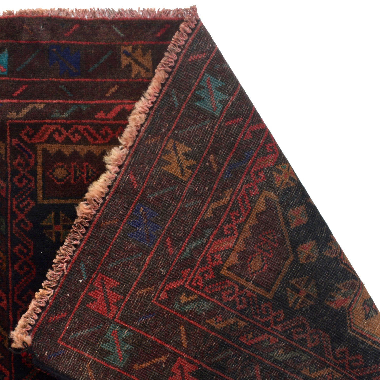 Handmade Prayer Rug 2' 9" x 3' 10" ft / 84 x 116 cm - No. R22961