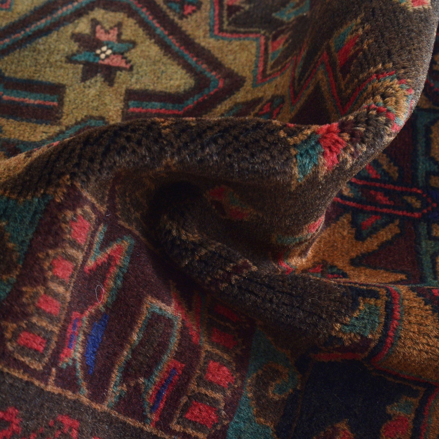 Handmade Prayer Rug 2' 9" x 3' 10" ft / 84 x 116 cm - No. R22961