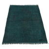 Hand Knotted Overdyed Rug 3' 1" x 4' 3" ft / 93 x 130 cm - No. R22973