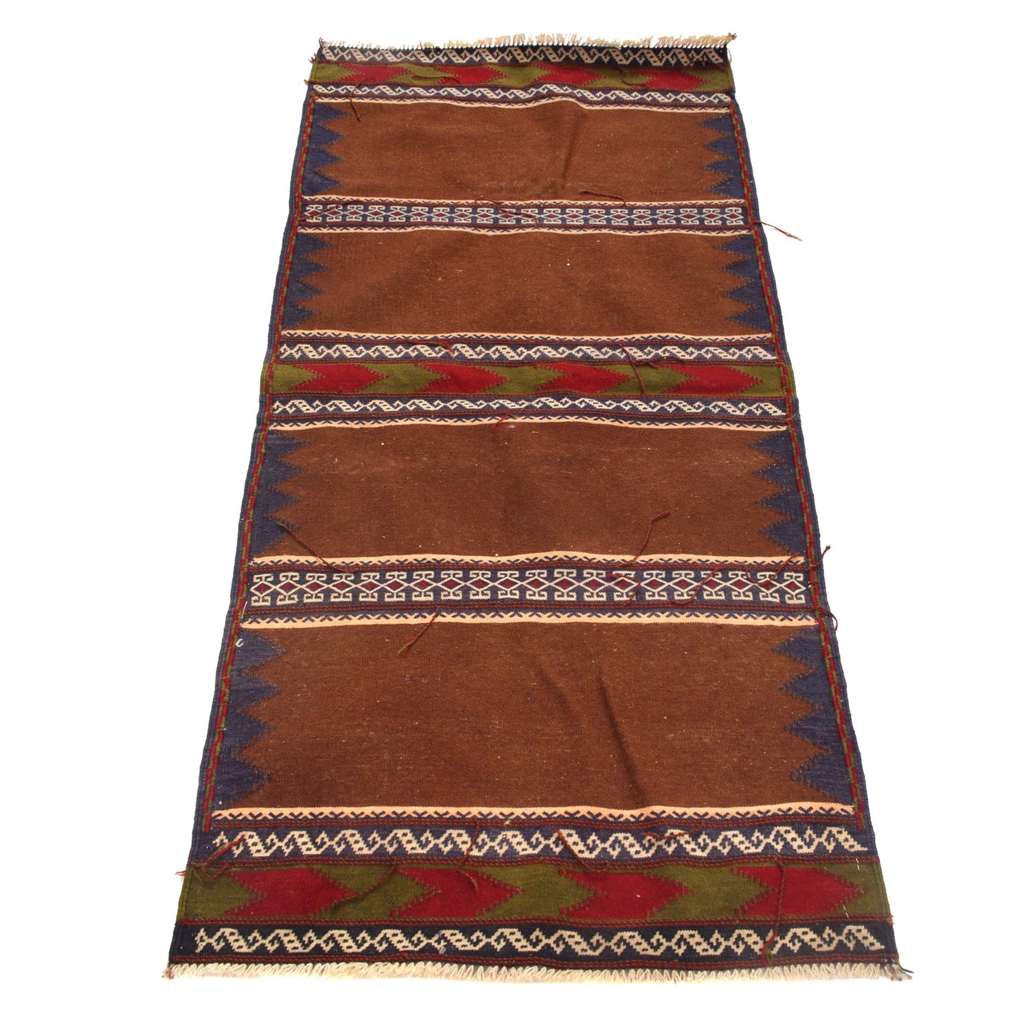Handmade Table Sheet Kilim Runner 2' 5" x 5' 3" ft / 74 x 160 cm - No. R23612