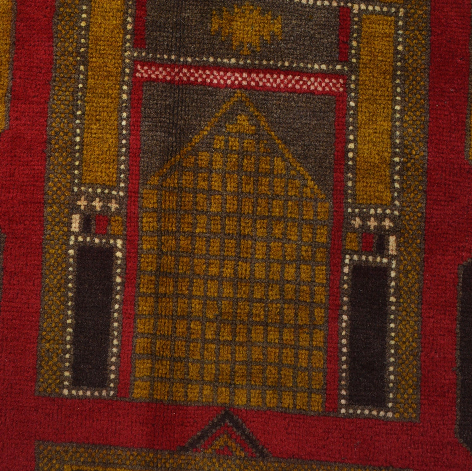 Traditional Baloch Rug 3' 1" x 4' 3" ft / 93 x 130 cm - No. R23673