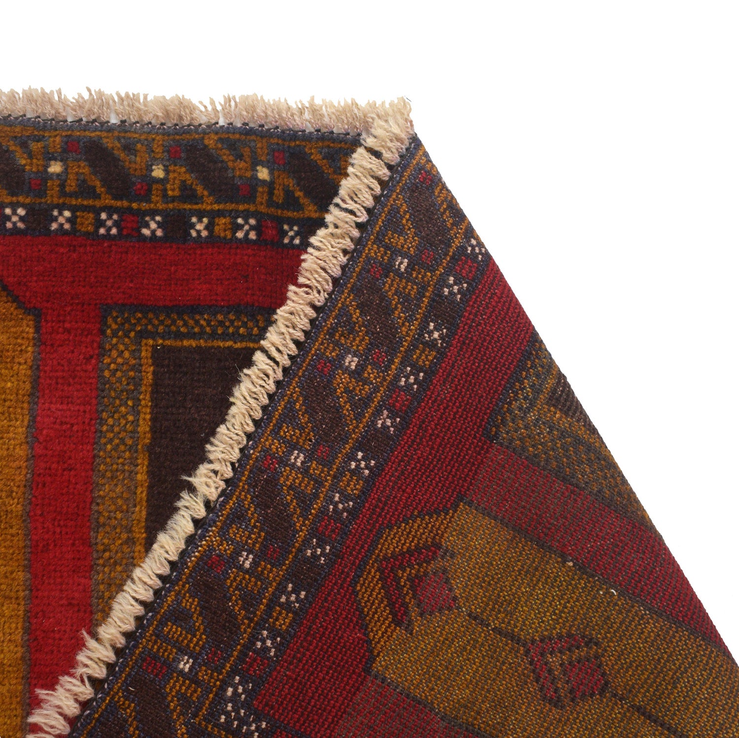 Traditional Baloch Rug 3' 1" x 4' 3" ft / 93 x 130 cm - No. R23673