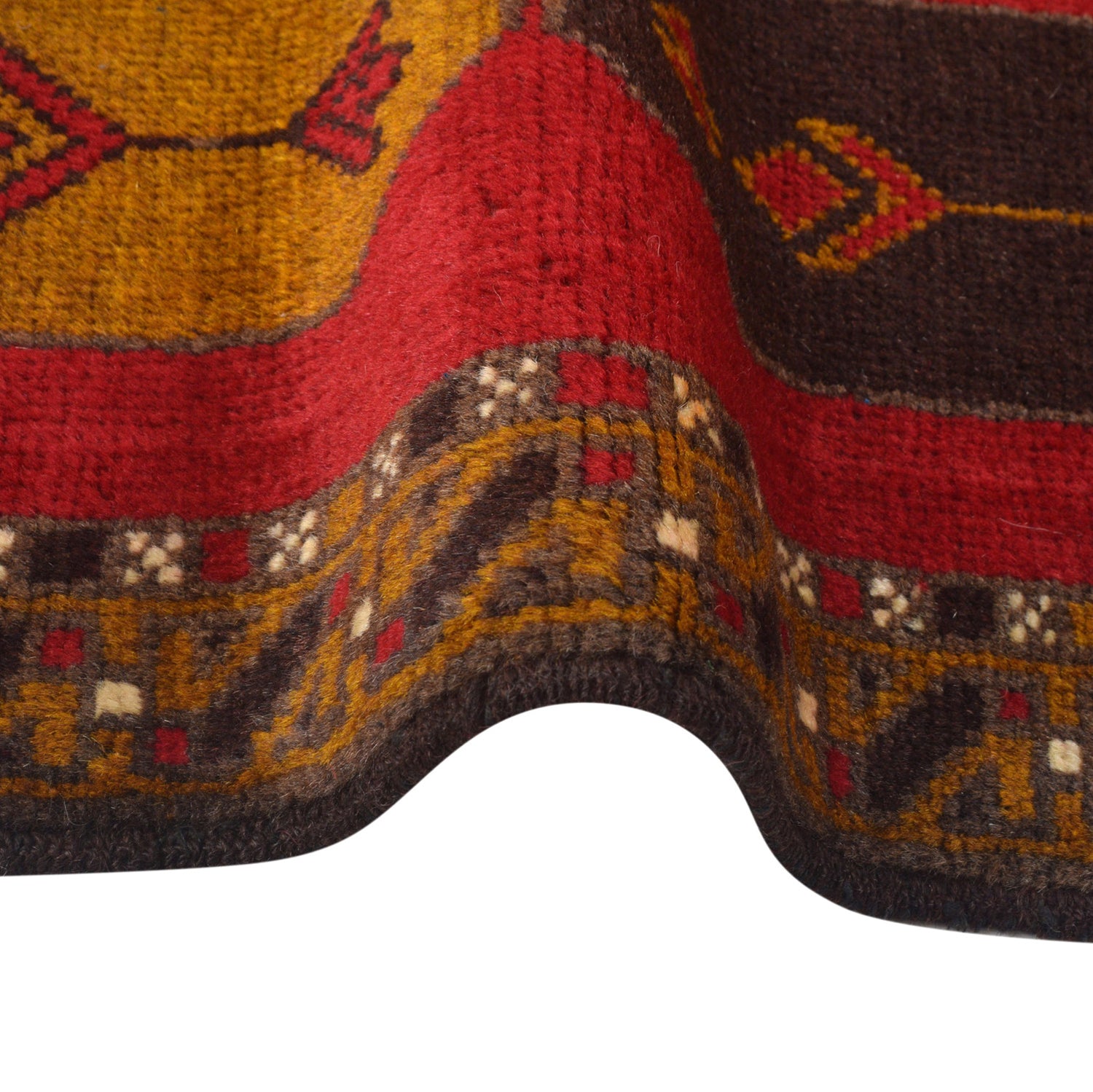 Traditional Baloch Rug 3' 1" x 4' 3" ft / 93 x 130 cm - No. R23673