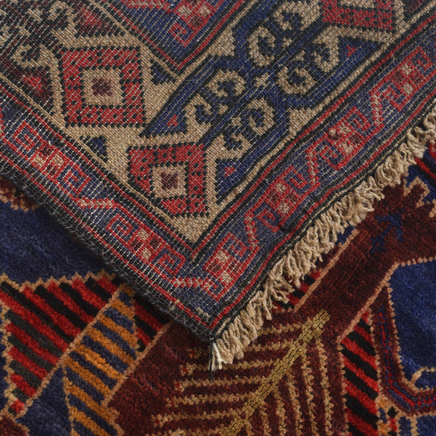 Blue Baluchi Rug 2' 10" x 4' 1" ft / 85 x 125 cm - No. R23689