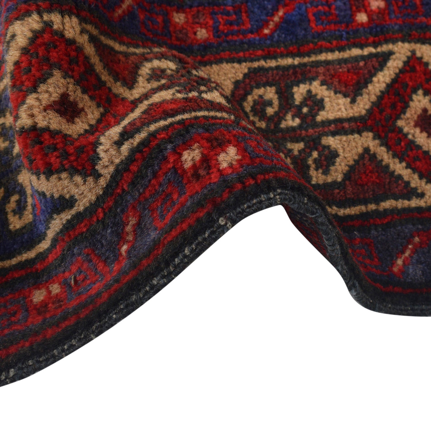 Blue Baluchi Rug 2' 10" x 4' 1" ft / 85 x 125 cm - No. R23689