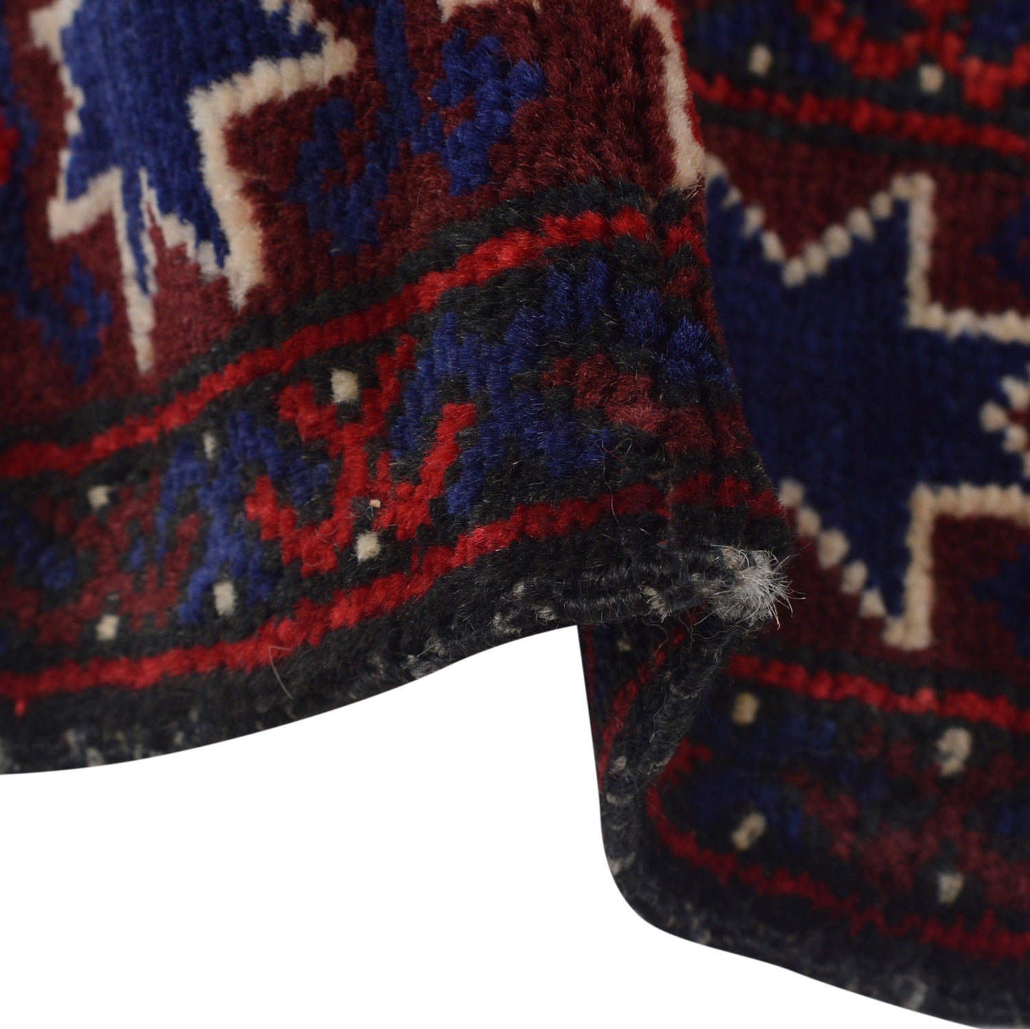 Blue Baluchi Rug 2' 10" x 3' 8" ft / 85 x 112 cm - No. R23692