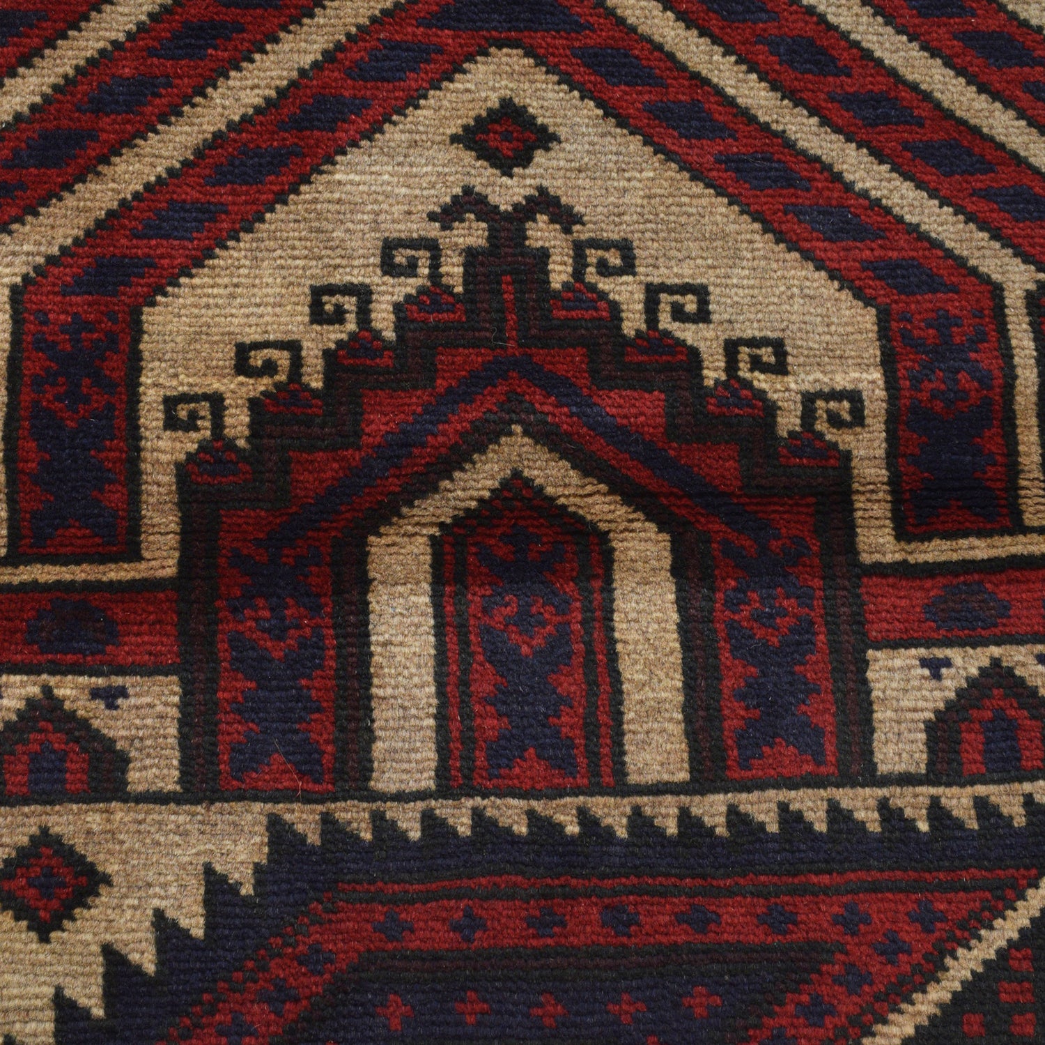 Muslim Prayer Rug 2' 9" x 4' 9" ft / 85 x 145 cm - R23696