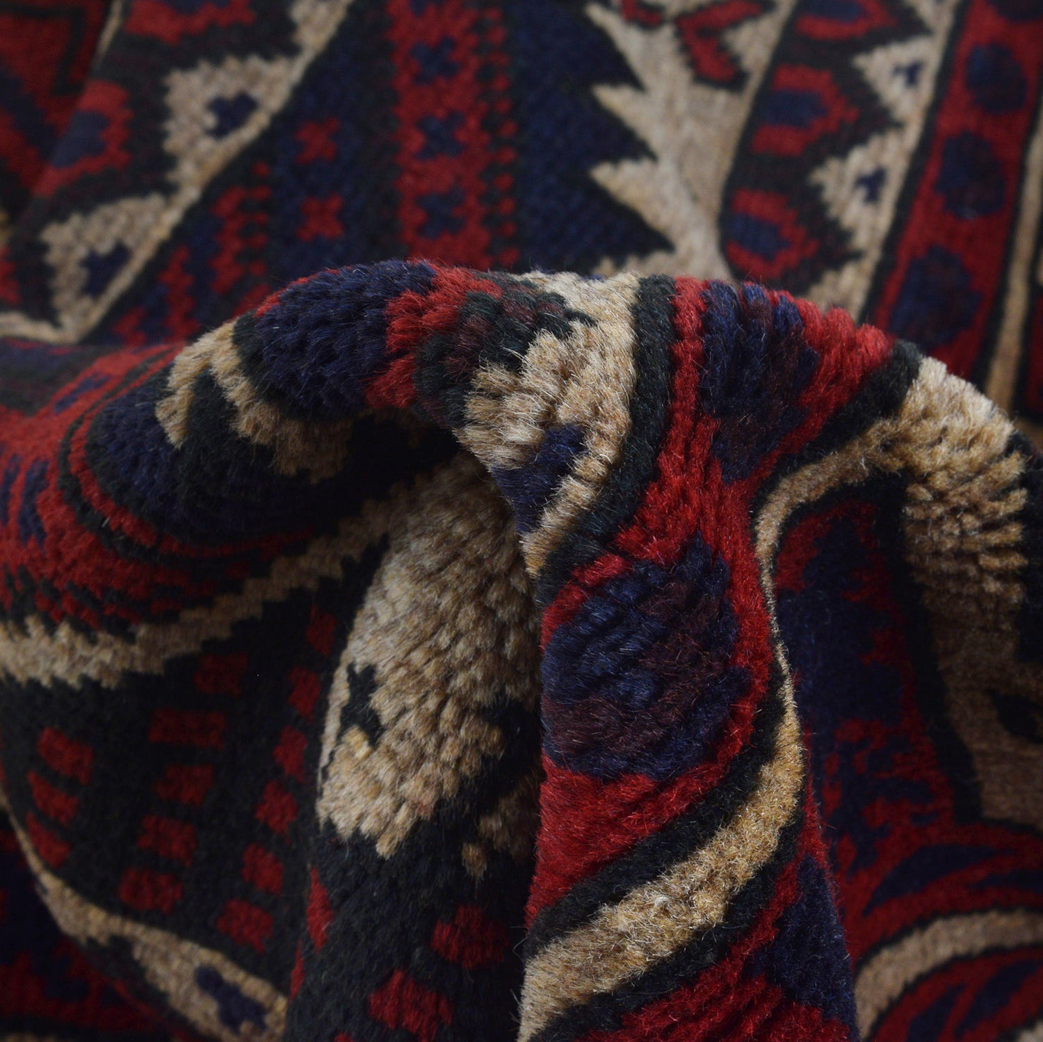 Muslim Prayer Rug 2' 9" x 4' 9" ft / 85 x 145 cm - R23696